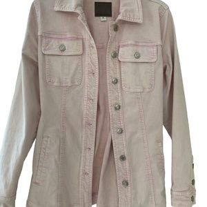 Pink Jean Jacket Spring Jacket S